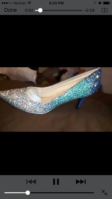 Wedding shoes: A hint of sparkle or big bling?