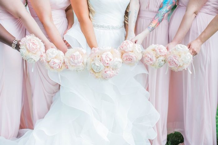 Thinking of skipping bridesmaid bouquets?