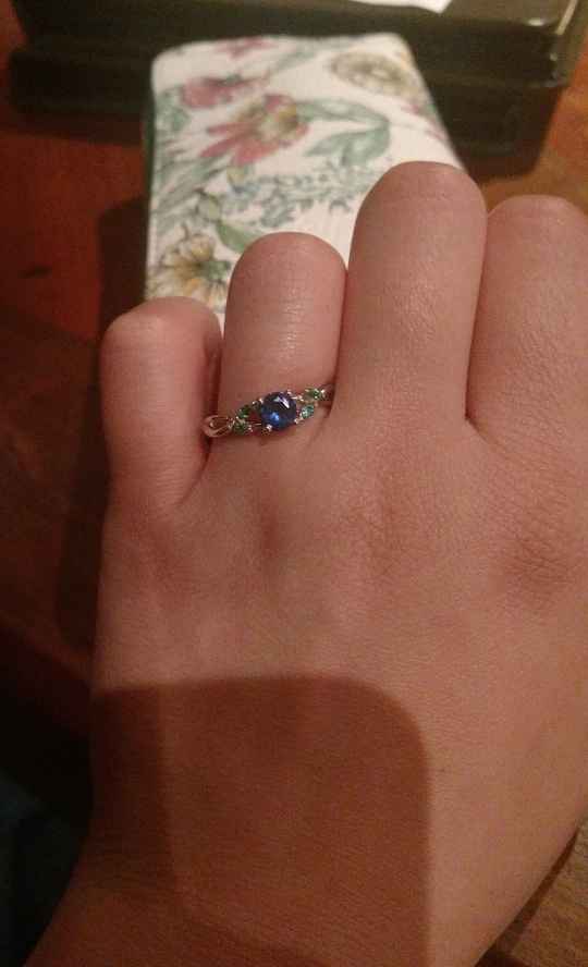 Who else has gemstones in their ring(s)?  Let's see them! - 1