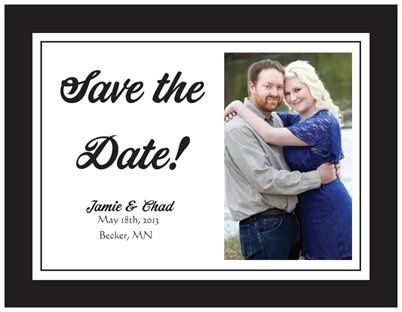 Edited my save the dates (pics!) Opinions please!