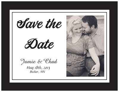 Edited my save the dates (pics!) Opinions please!