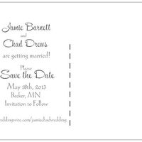 Edited my save the dates (pics!) Opinions please!