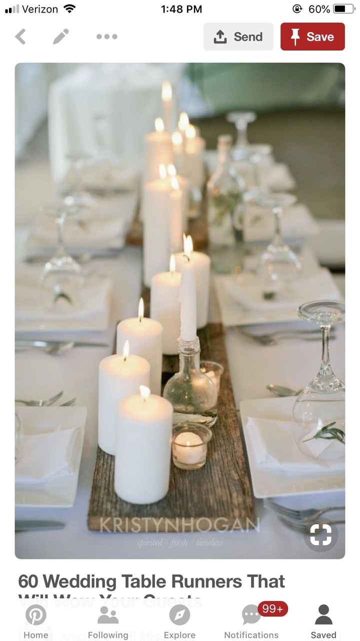 Candles as centerpiece? - 3