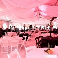Decorating a tent for the Ceremony