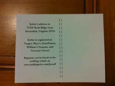 My DIY Bridal Shower Invites