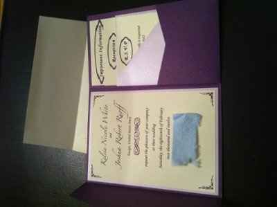 Our DIY Invites are finished! Pics*