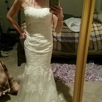 I wanna see your wedding dress!