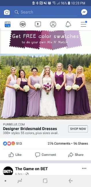 Bridesmaids in Different Colors? - 1