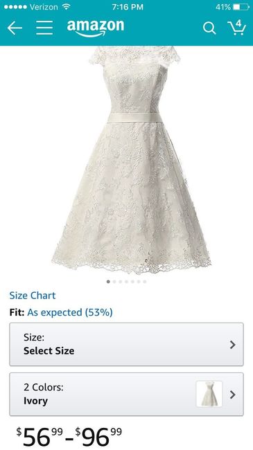Short, Affordable Wedding Dresses