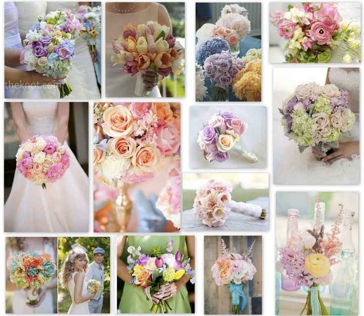 Pastel colored wedding
