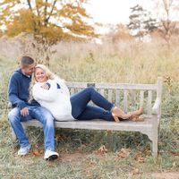 What did your fiance wear for engagement photos?