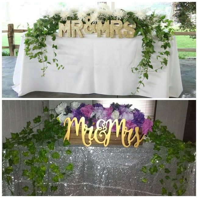 Needing suggestions for my sweetheart table - 1