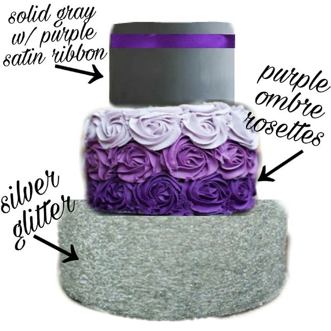 How many tiers in your wedding cake? - 1