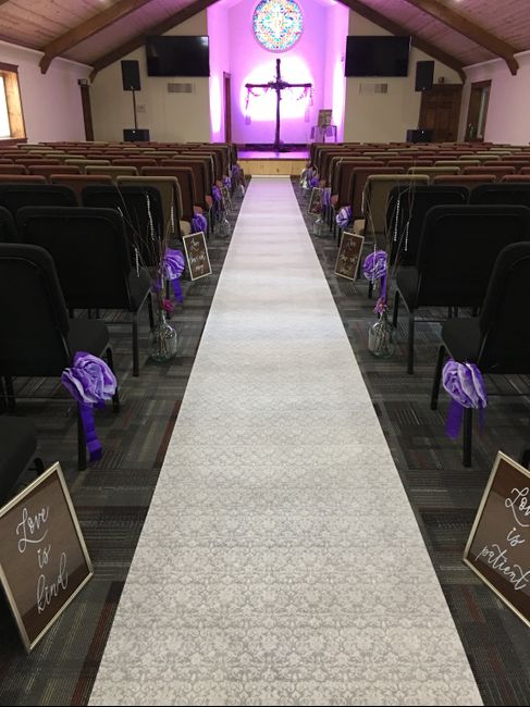 Decorated our church today! 2
