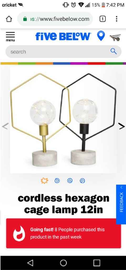 5below Hexagon "lamp" - 1