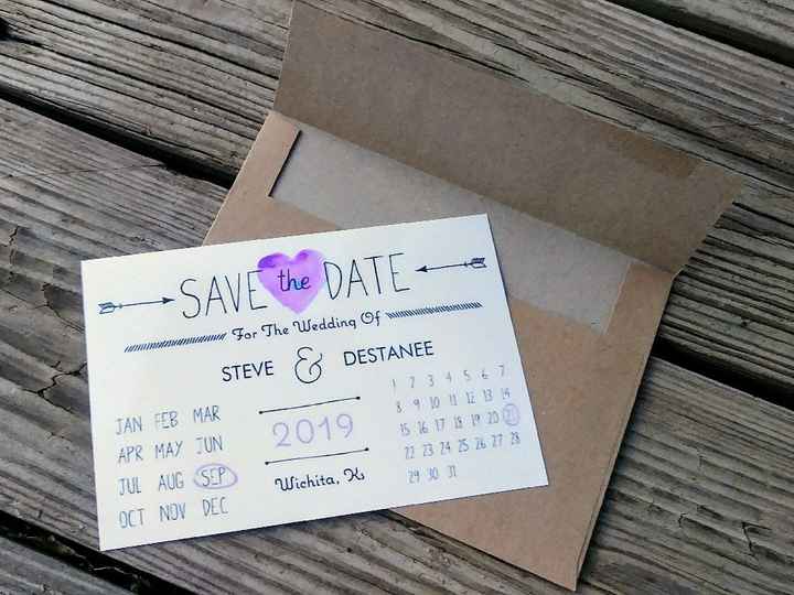 My diy Save-the-dates - 1