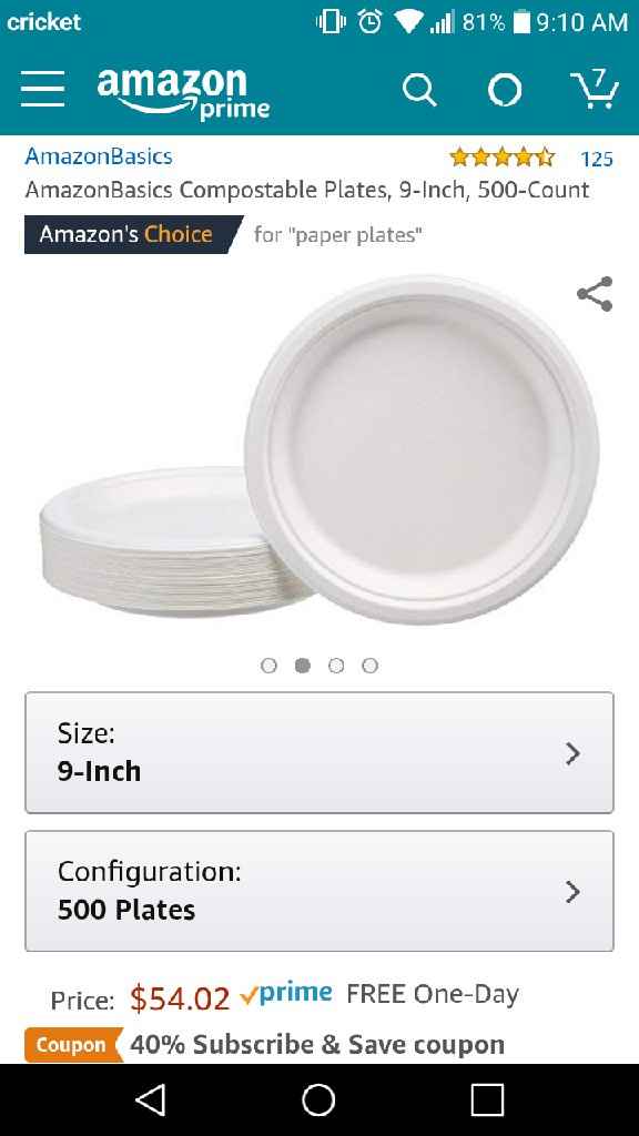 Cheap Plates - 1