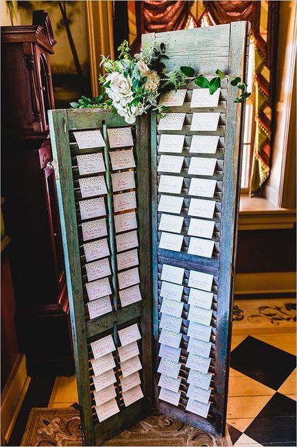 Reception seating chart - 2