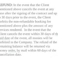 Refunds-wedding is off - 1