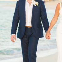 Groom attire for beach wedding - 2