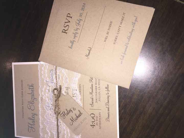 Invitation samples are here!