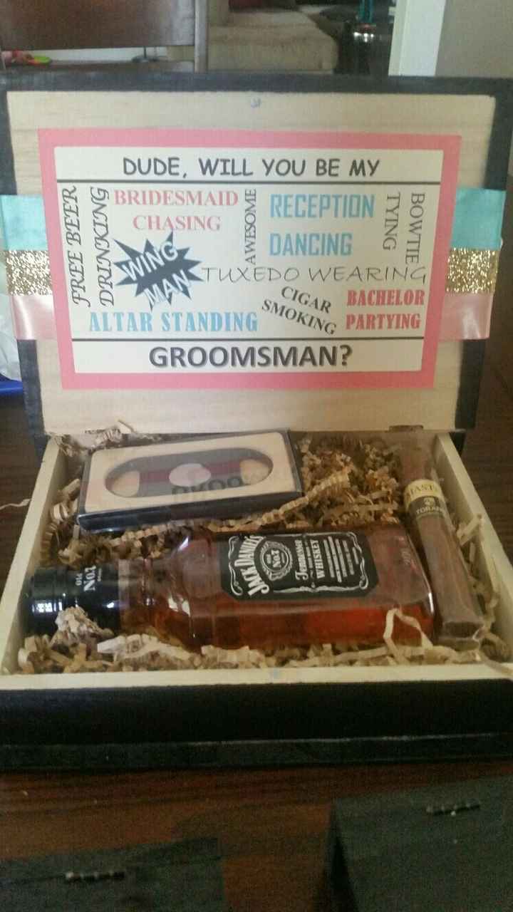 How did you/or FH ask best man?