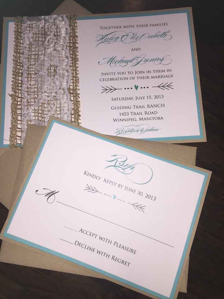 Invitation samples are here!