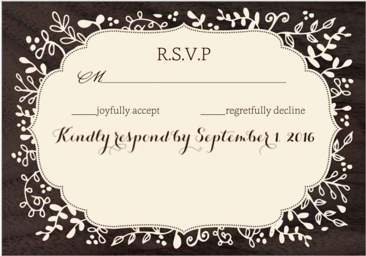 Ordering invitations