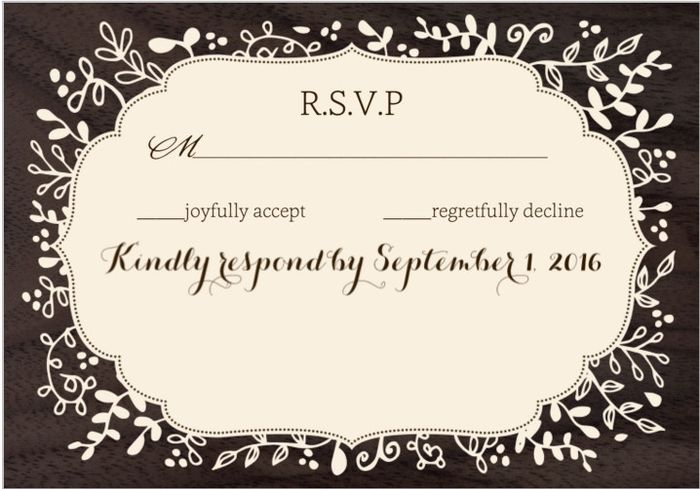 Ordering invitations