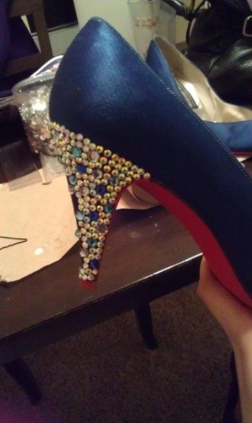 My latest DIY and something blue *pics*