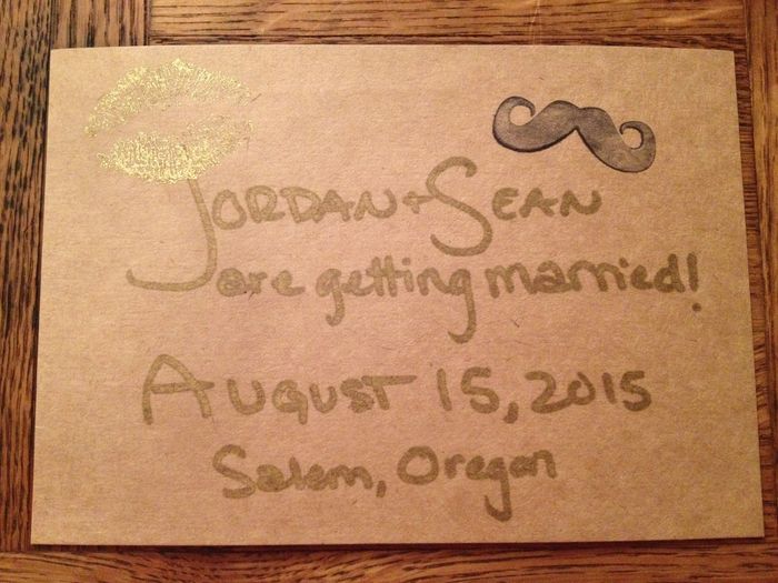 Save the dates came today!! Show me yours!