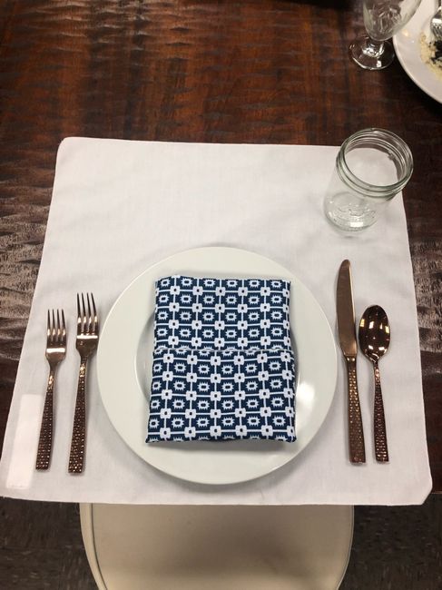Table settings! 1