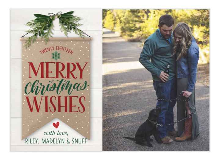 Are you sending Christmas cards as a couple? - 1