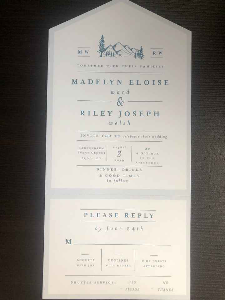 wedding invitations on a tight budget - 1