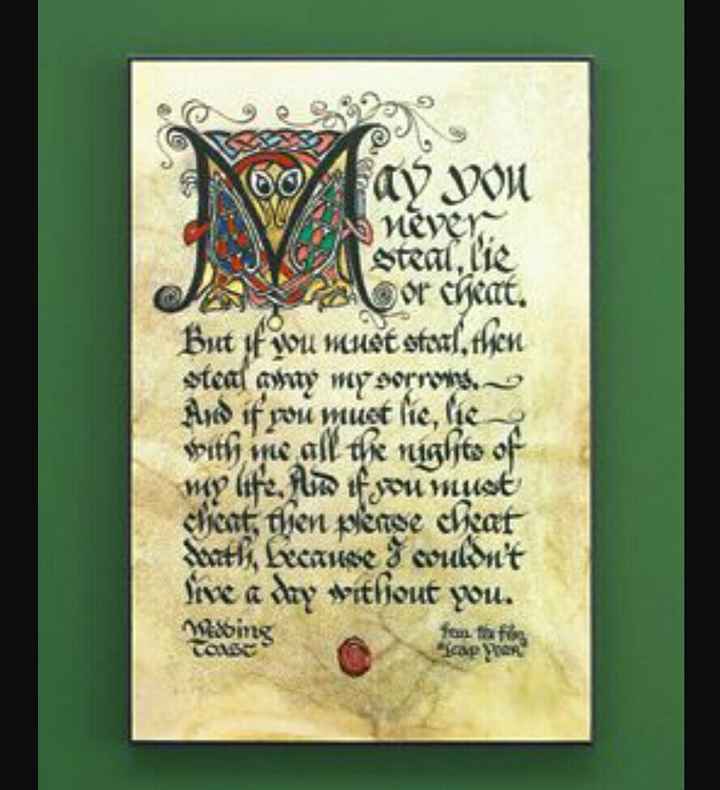 Tell me your ceremony readings. Need suggestions/inspiration