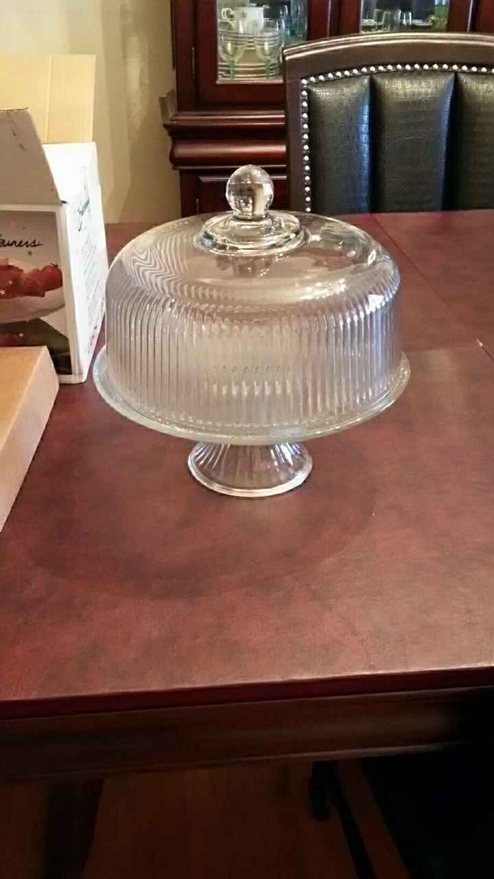 Cake stand.