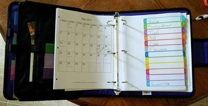 Organization ~ Show me your wedding binders