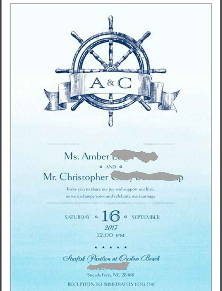 Let me see your invitations