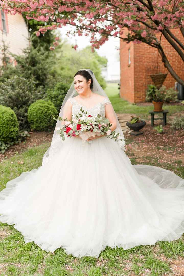 The dress in all its glory