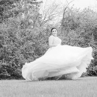 My photographer asked if I could spin.. the dress has 15 layers lol