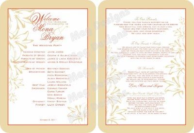 Wedding Programs