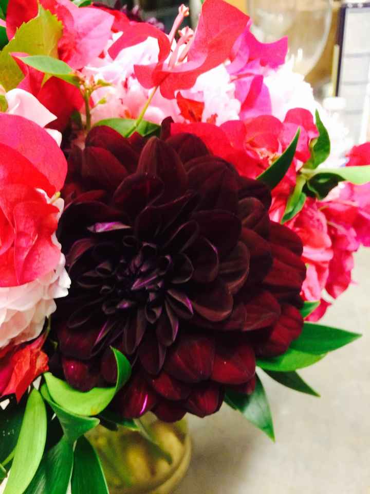 Bouquets, Centerpieces and Arch Mock up