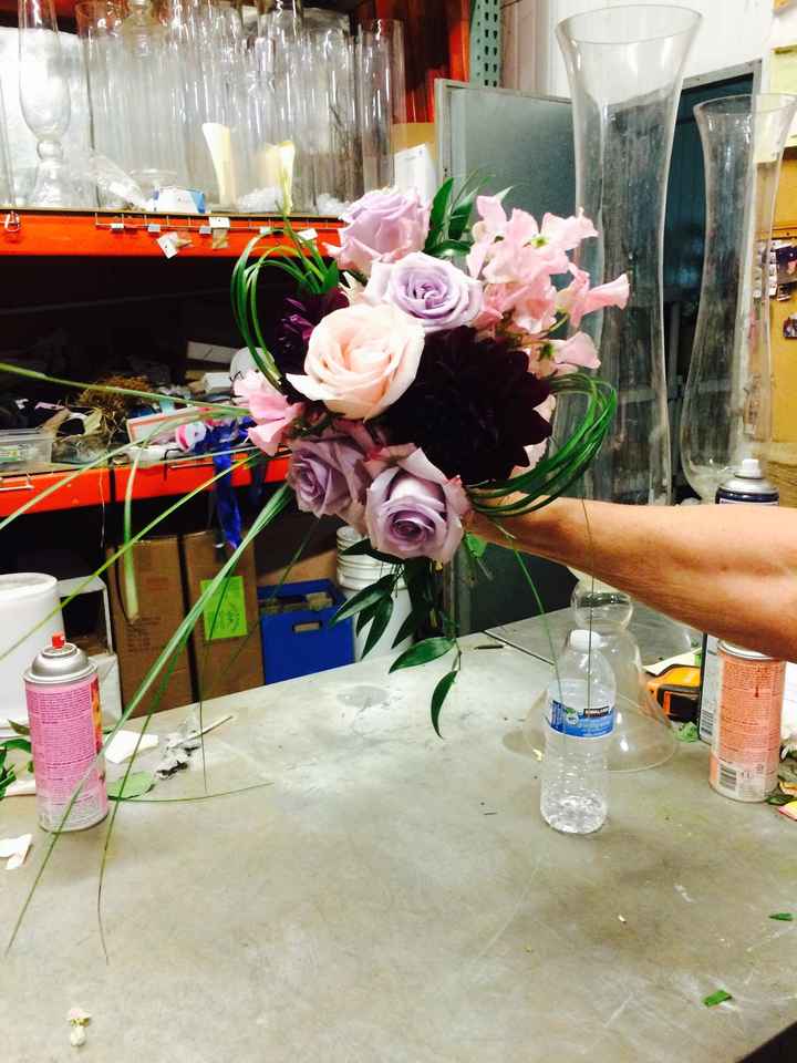 Bouquets, Centerpieces and Arch Mock up