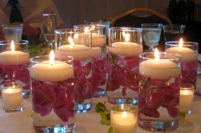Floating Flower Centerpieces