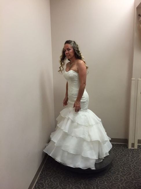 Done with fittings and have my dress!!!!