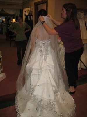 Hair and make up trial with a few dress pics