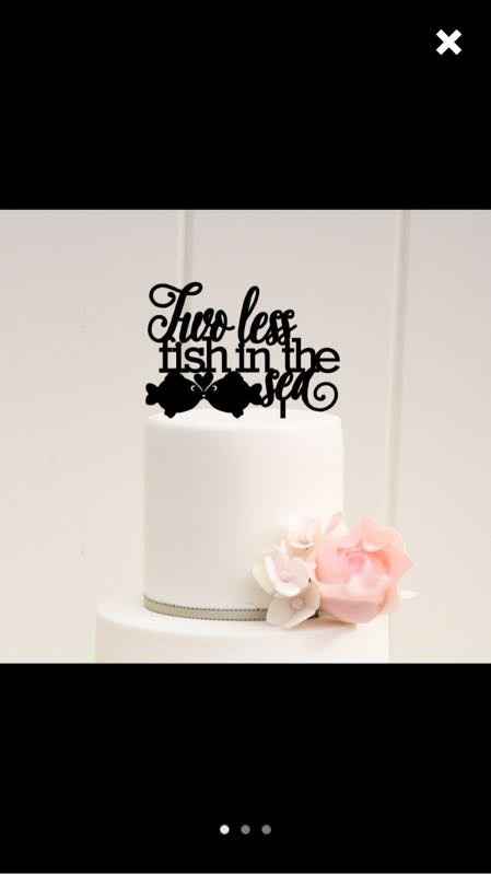 Share your cake topper