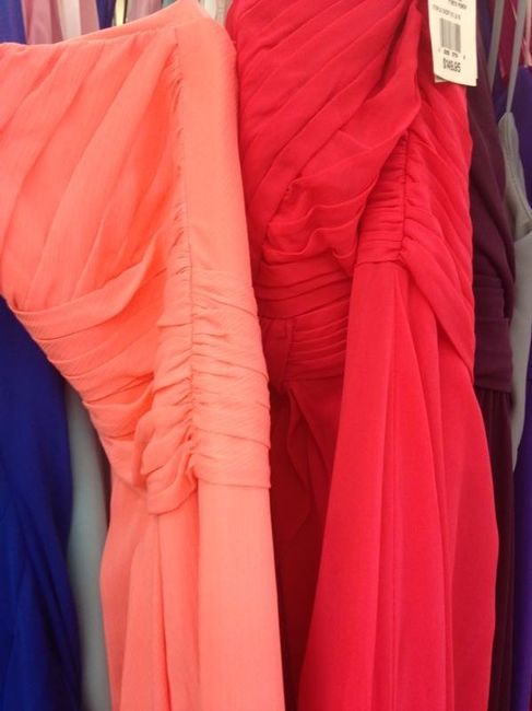 Bridesmaid Dresses...successful weekend