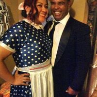 Happy Halloween post a pic of you and your fiancé in costumes