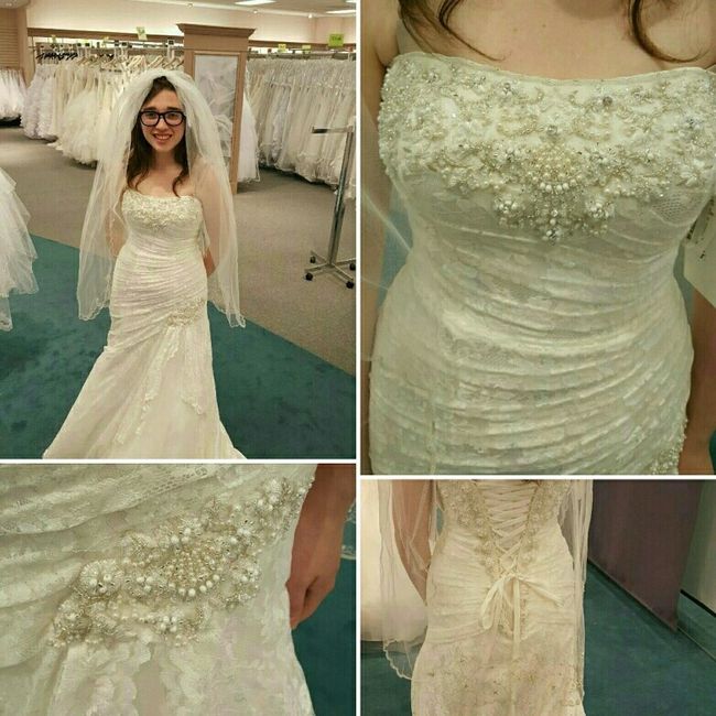 Let me see what you're wearing on your wedding day